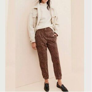 Anthropologie Kalea Leopard Joggers